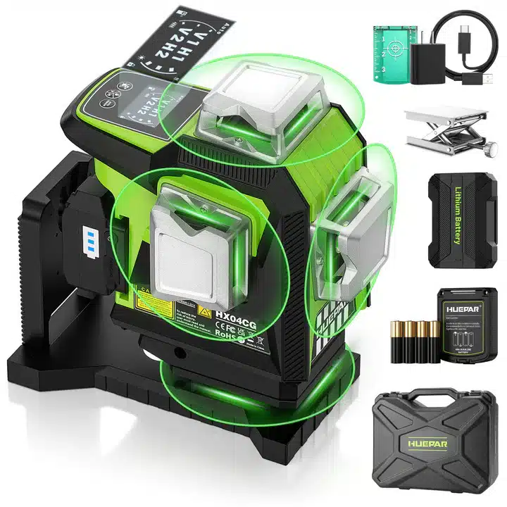Huepar HX04CG 4D lazerinis nivelyras